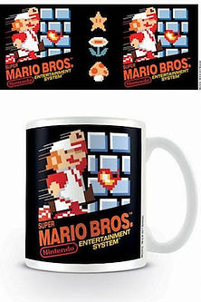 Taza Portada NES Super Mario Nintendo