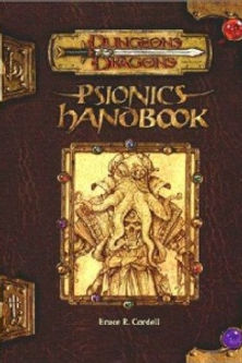 DUNGEONS & DRAGONS - PSIONICS HANDBOOK