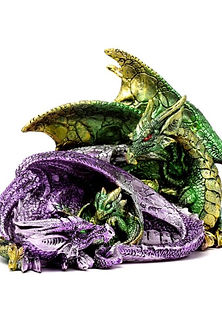 Enchanted Nightmare Dragon Family