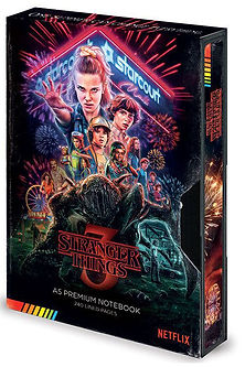 Stranger Things VHS premium A5 notebook