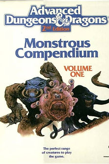 MONSTROUS COMPENDIUM VOLUME ONE BOX SET ADVANCED DUNGEONS & DRAGONS