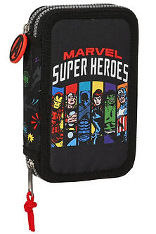 Marvel Avengers Super Heroes doble pencil case 28pcs
