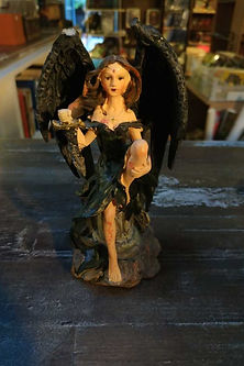 Winged Witch Figure