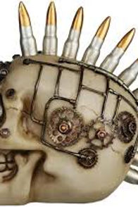Steampunk Style Skull with Headphones
