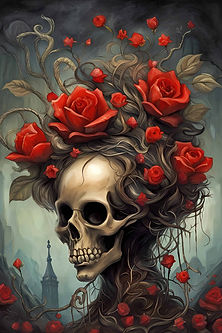 DEATH ROSES - ΚΑΔΡΟ 30 Χ 42