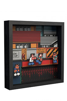 PIXEL FRAMES RIVER CITY RANSOM RIVALS AT WORK