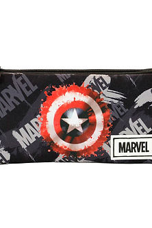 Marvel Captain America Scratches triple pencil case