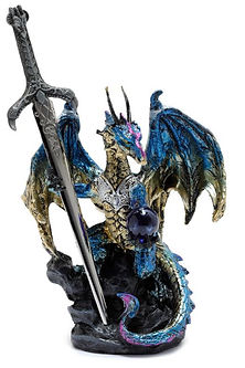 ΔΡΑΚΟΣ ΜΕ ΞΙΦΟΣ ΜΕΣΣΑΙΟΣ 13X15