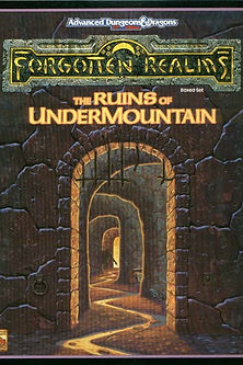 THE RUINS OF UNDERMOUNTAIN BOX SET ADVANCED DUNGEONS & DRAGONS