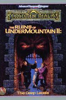THE RUINS OF UNDERMOUNTAIN  II BOX SET ADVANCED DUNGEONS & DRAGONS