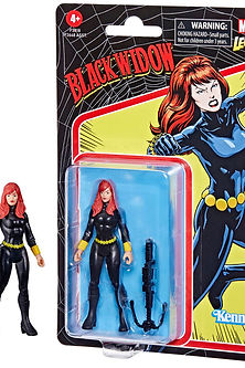 Marvel Retro Collection Fantastic Four Black Widow figure 9cm