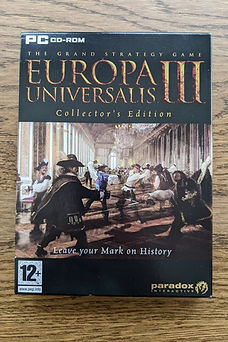 EUROPA UNIVERSALIS III COLLECTOR'S EDITION PC BOX