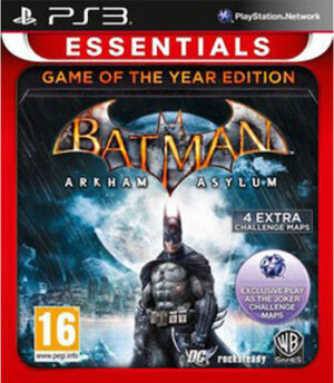 Batman Arkham Asylum Game of the Year Edition (Essentials) Edition PS3 Game