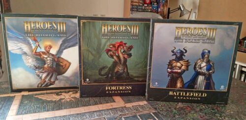 Heroes of Might & Magic Board Game Bundle (3 Boxes)