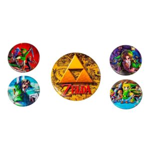 Legend of Zelda Pin Badge 5-Pack