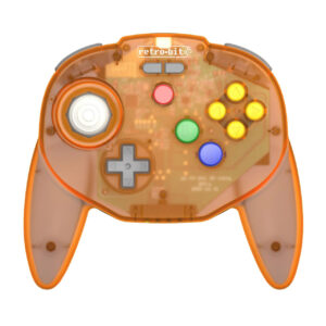 Retro-Bit Tribute 64 2.4G Controller - Orange Hawk