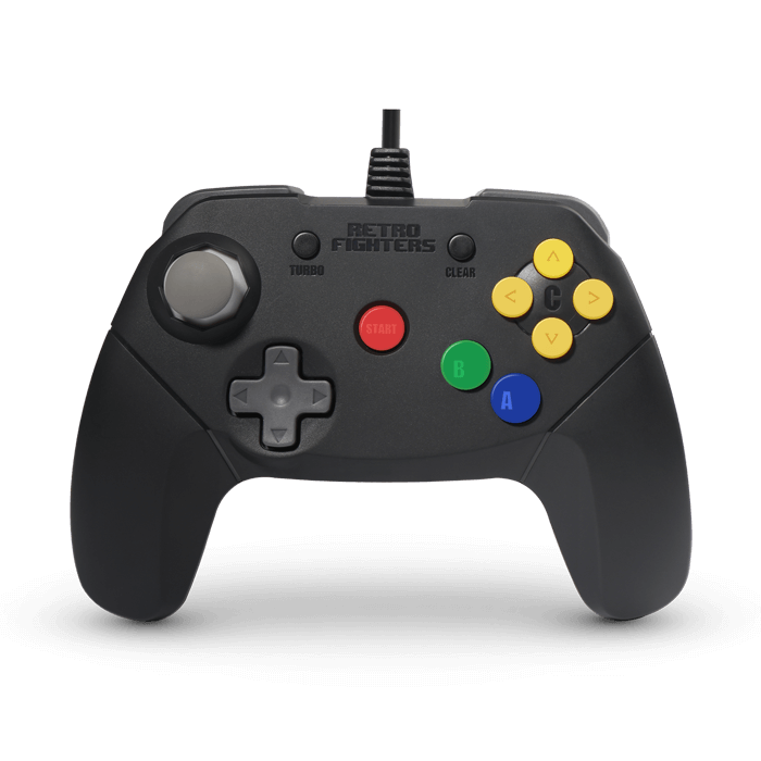 Retro Fighters Brawler64 Wired Controller - Black