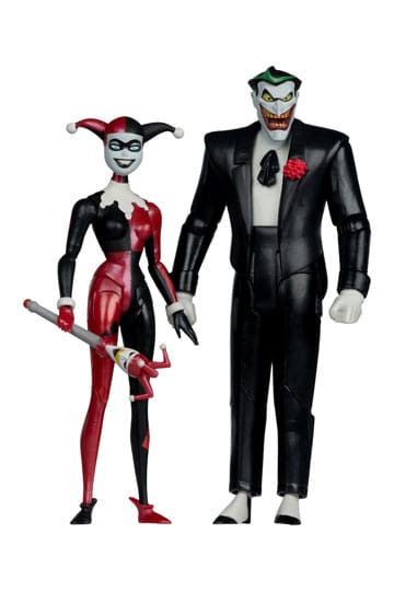 Batman The Animated Series DC Direct Φιγούρα δράσηςs Harley Quinn & The Joker Mad Love Gold Label 18 cm