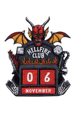 Stranger Things Perpetual Calendar Hellfire Club 15 cm